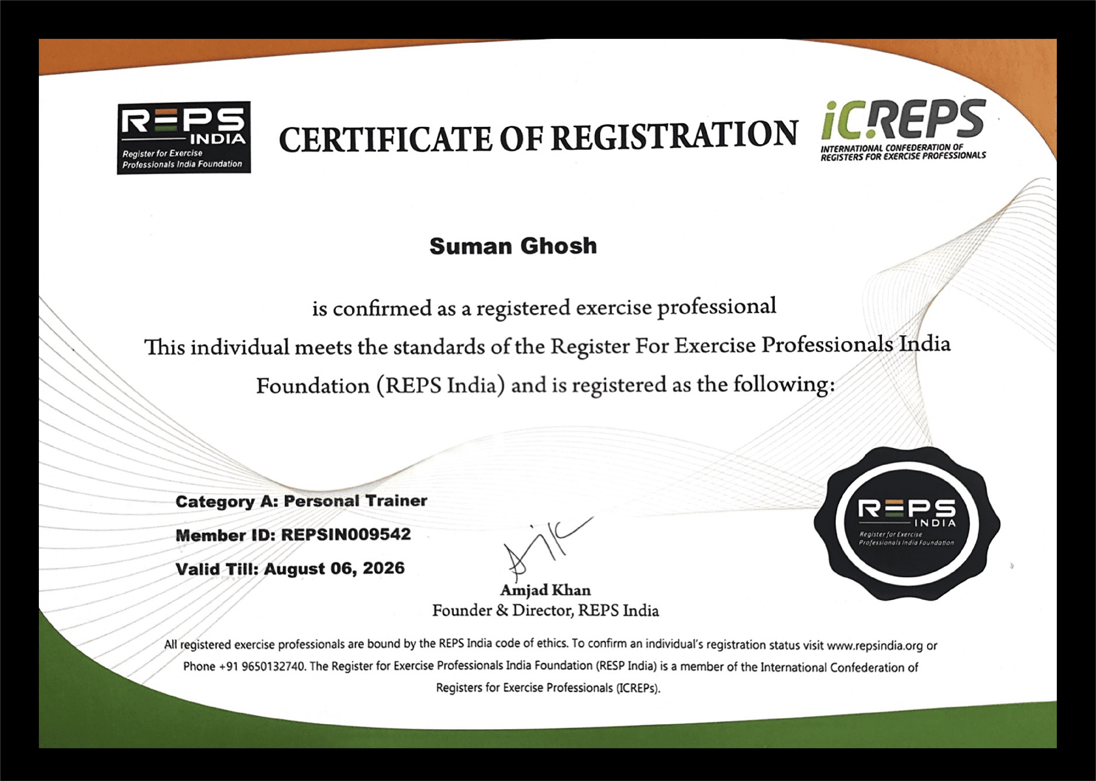 Fitness Certification 4