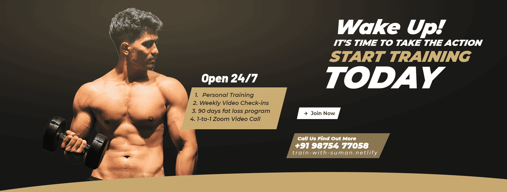 Train With Suman Hero Banner